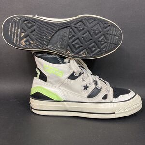 Converse Chuck 70 E260 High Beige-Men 5/Women 7-White/Black/Green-Hi Top 167829C
